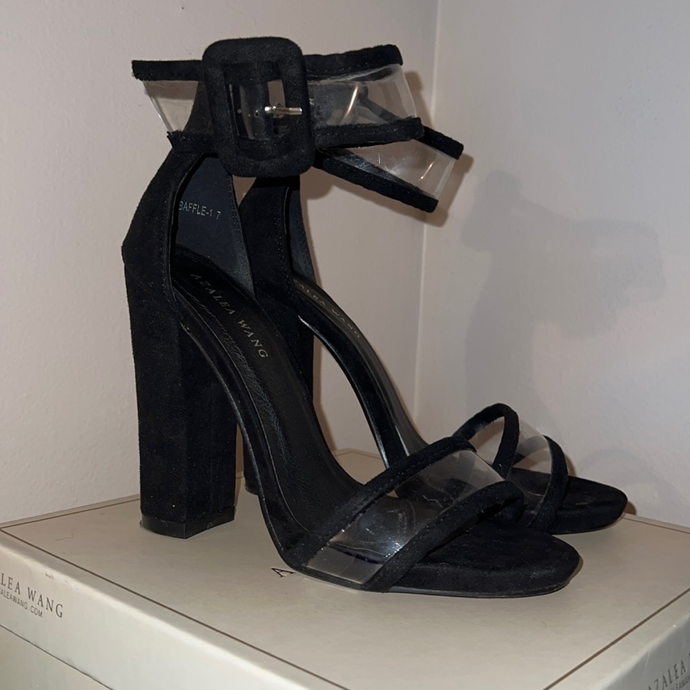 Strap heeled sandals